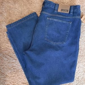 Duluth Trading Co.mens dark wash jeans size 44x32 NWT